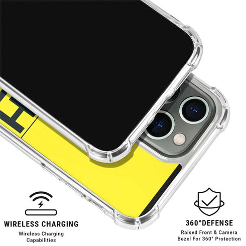 NBA Utah Jazz Standard - Yellow iPhone 16 Pro Clear Case